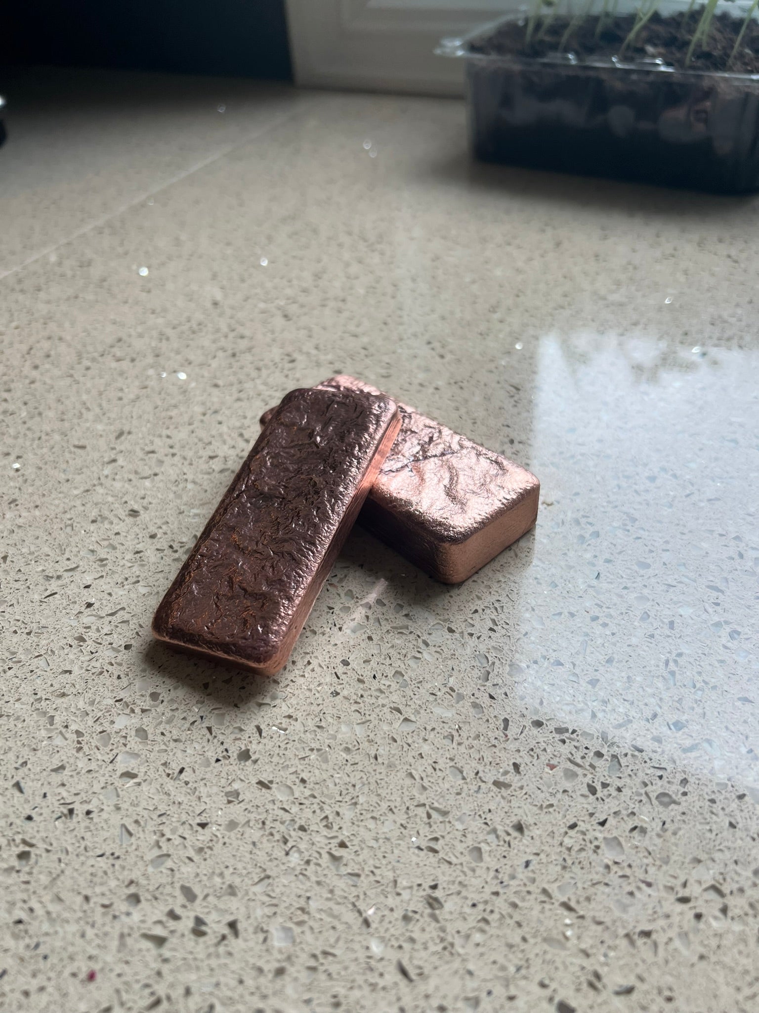 3 Kobber barer i 1 pakke